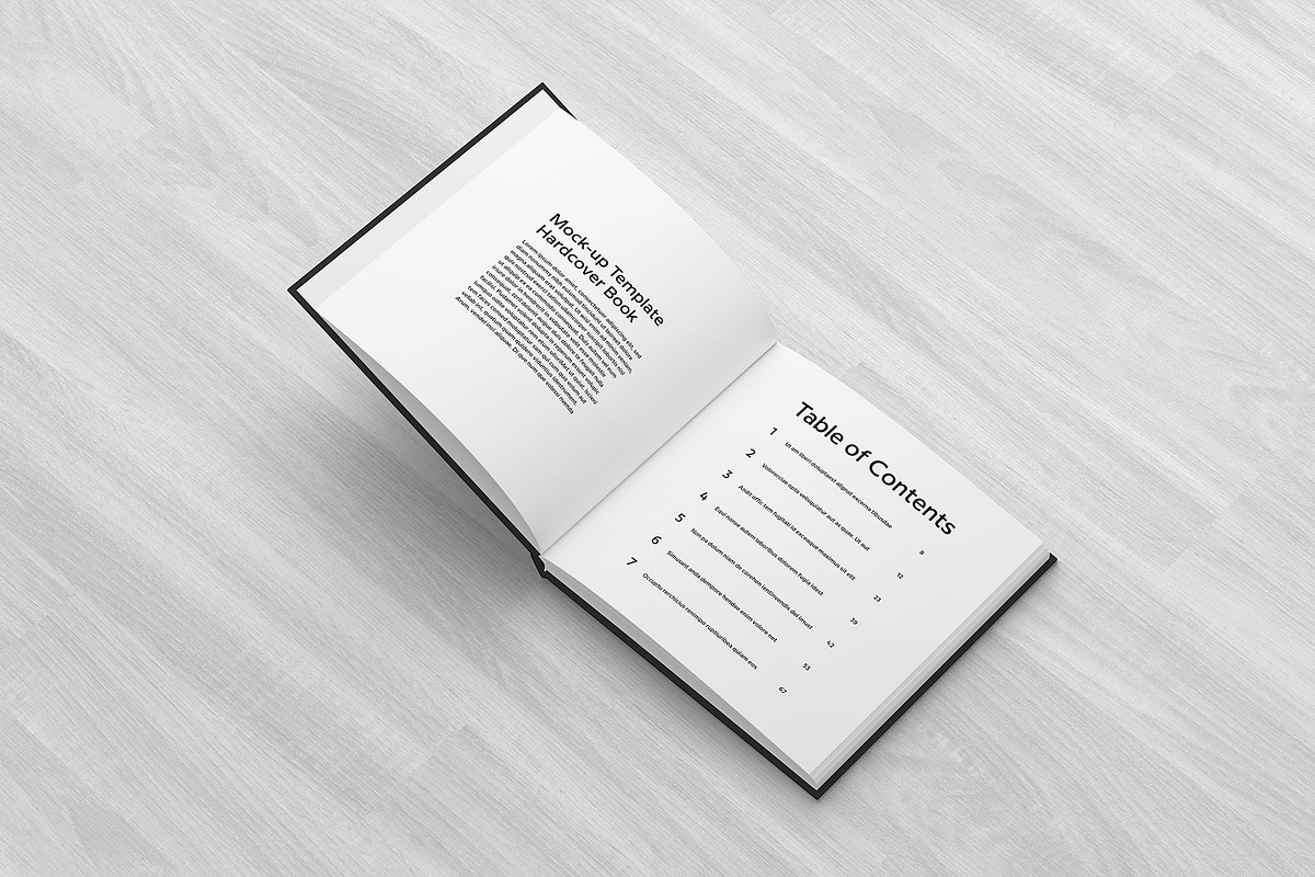 Hardcover Square Book Mockup, a Books & Magazine Mockup by Petr Stránský (Photo 17 of 21)