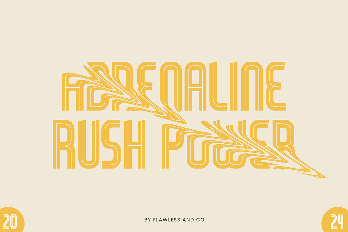 Venzira - Sports Font, a Font by Flawless And Co (Photo 5 of 11)
