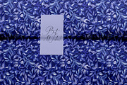 Blue Watercolor Foliage Repeat Print, a Pattern Graphic by SirenaArt (Thumbnail 17 of 17)