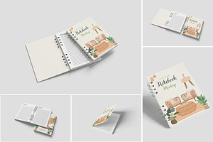 Modern Notebook Mockup