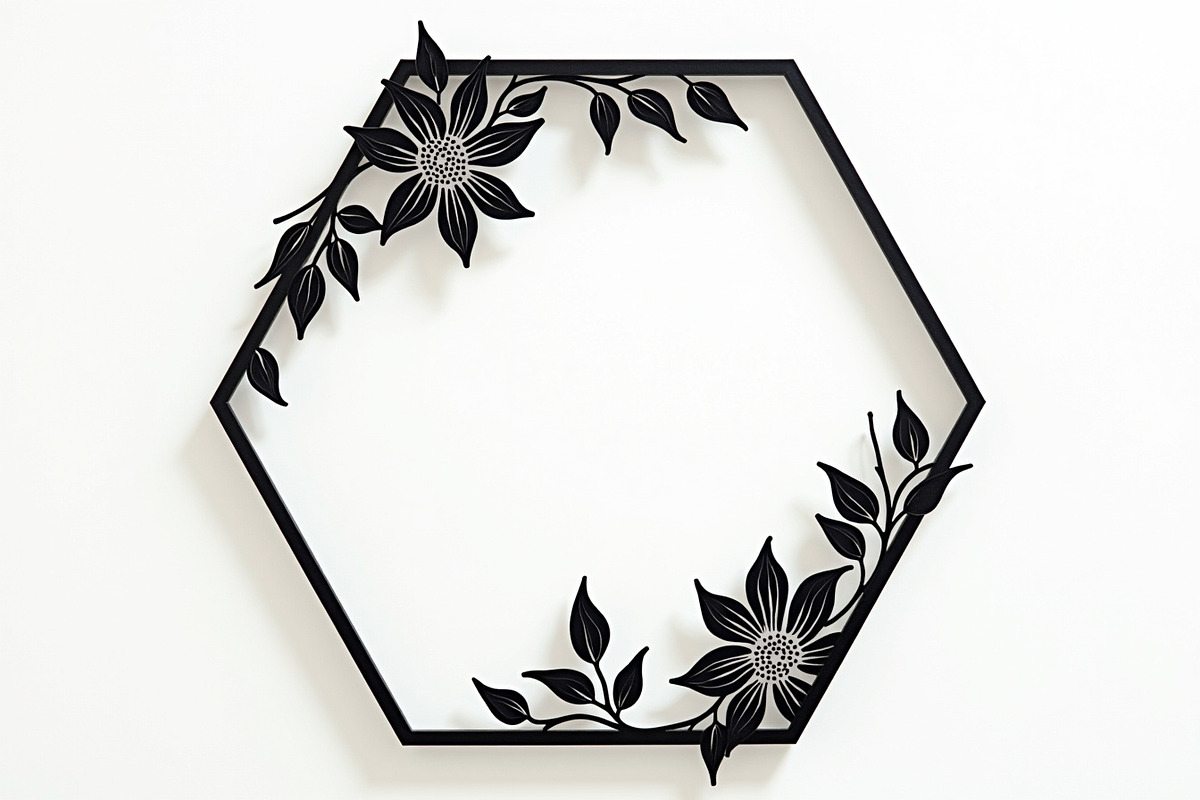 Laser Cut Floral Border Designs, an Icon by jahid234 (Photo 3 of 9)