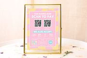 Pastel Scan to Pay Sign, a Stationery Template by SunshineStudioBoutique (Thumbnail 9 of 11)