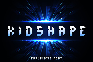 Kidshape Futuristic Font