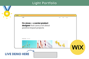 Wix Photography Portfolio Template