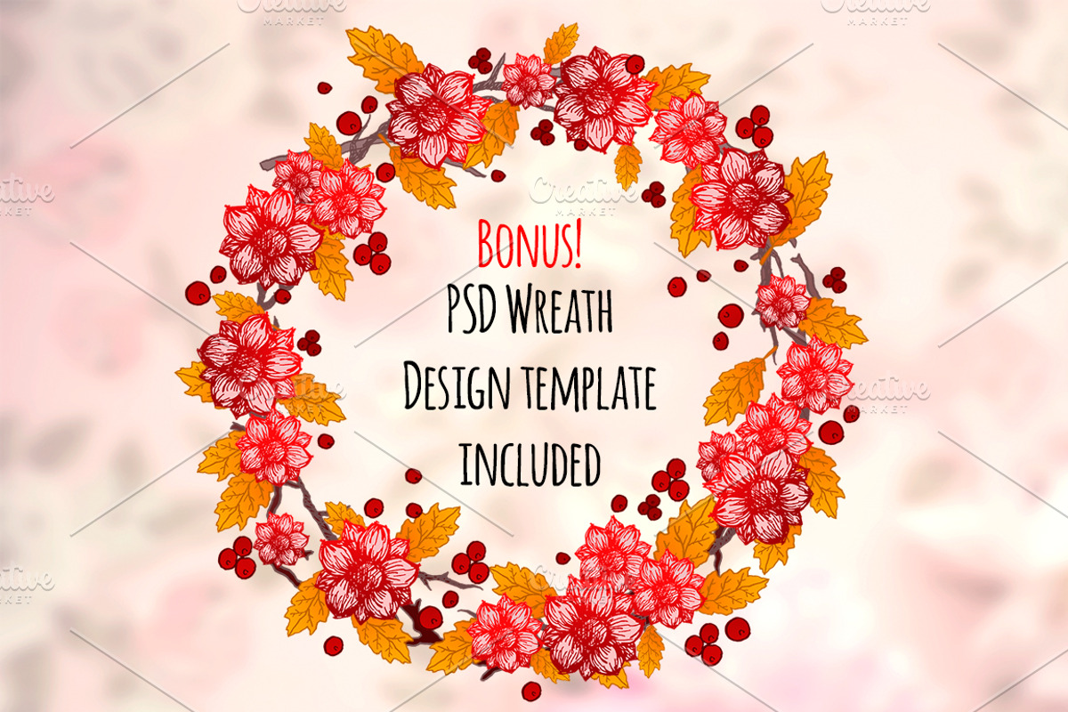 130+ Lovely Flowers Graphics Bundle!, an Illustration by Violet LeBeaux (Photo 3 of 4)