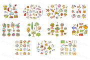 Cartoon child's drawing objects set, an Education Illustration by Bubert Art (Thumbnail 4 of 7)