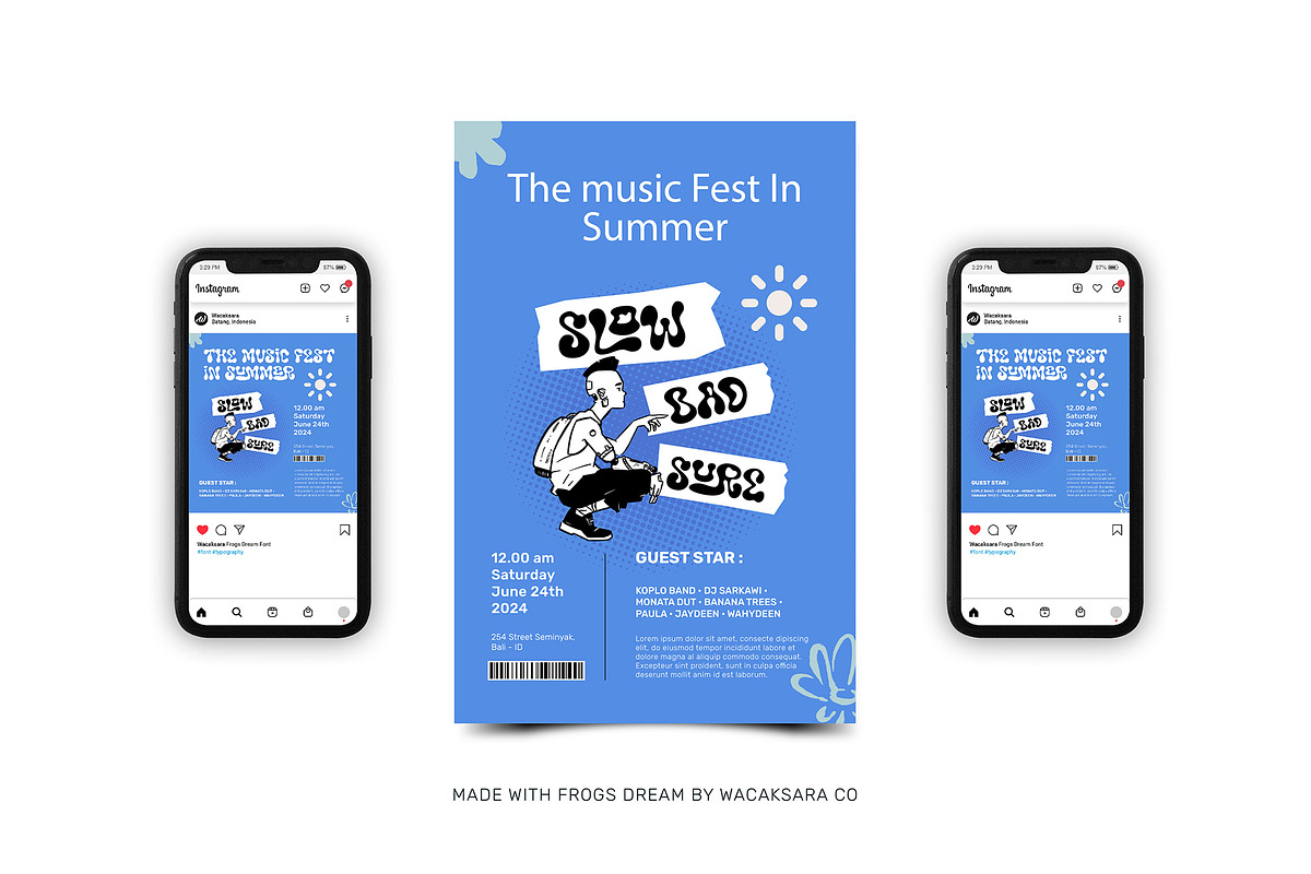 Frogs Dream - Bubble Font, a Font by Wacaksara Co. (Photo 3 of 12)