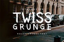 TwissGrunge Rough Grunge Font