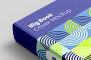 Big Book Cover Mockup - 11 Views, a Books & Magazine Mockup by Illusiongraphic (Thumbnail 15 of 26)