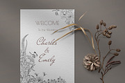 Wildflowers Line Art Collection, a Decorative Illustration by AW Studios (Thumbnail 4 of 5)
