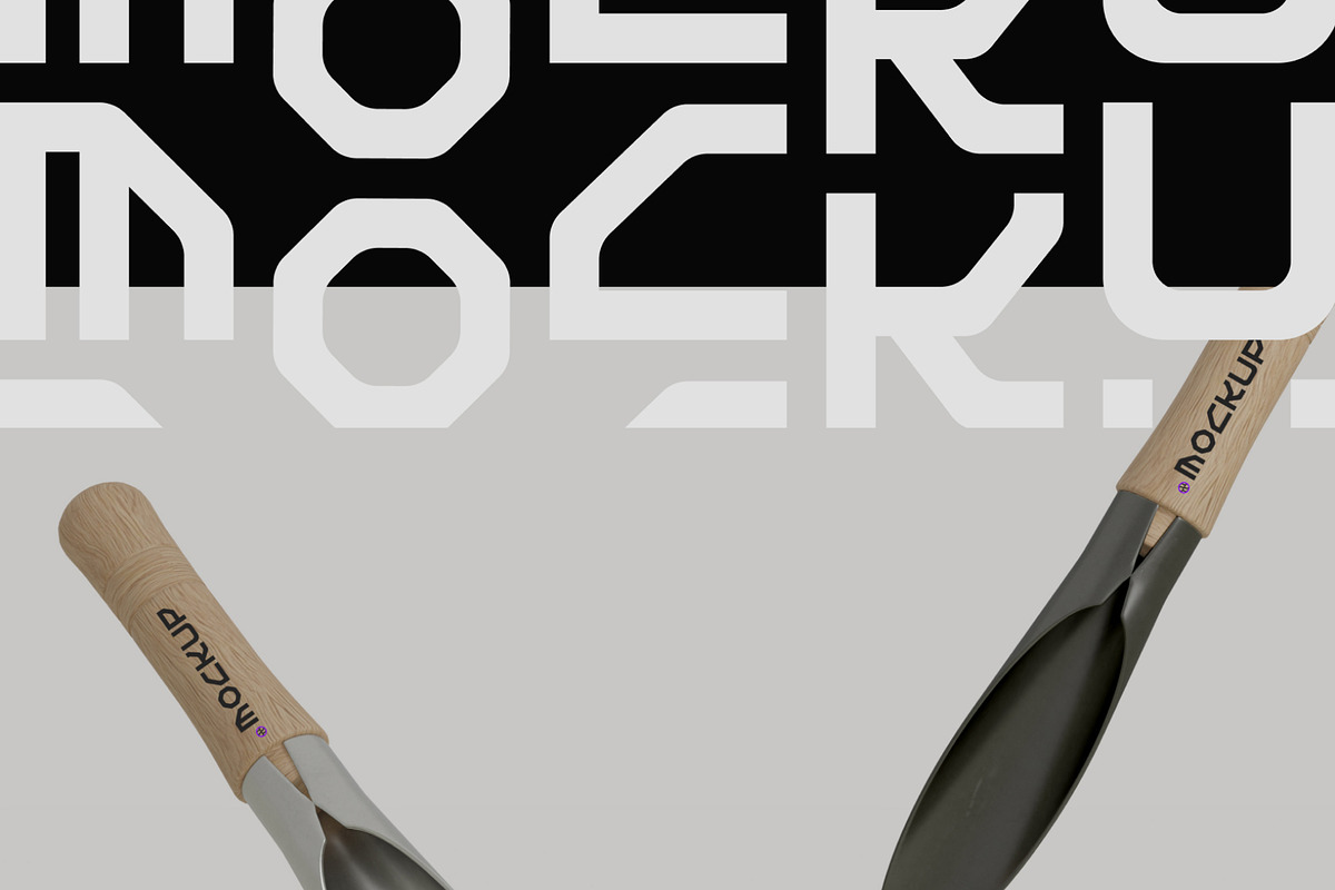 Hand Garden Spade Mockup, a Household Mockup by hiddemaru (Photo 3 of 4)
