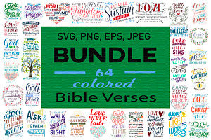 BUNDLE 64 BIBLE VERSES