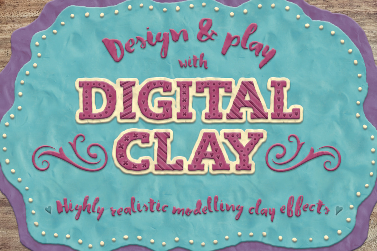 Digital Clay- Layer Styles & More, a Layer Style Add-On by The Artifex Forge (Photo 1 of 7)