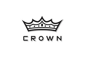 Minimalist Royal Queen Crown Logo, a Branding & Logo Template by Atlantis X Nurman Arbai