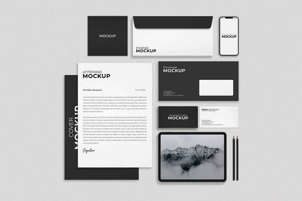 Corporate Stationery Mockup, a Books & Magazine Mockup by Abdul Studio (Photo 2 of 10)