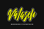 Valaseh, a Script Font by pineungtype (Thumbnail 1 of 7)