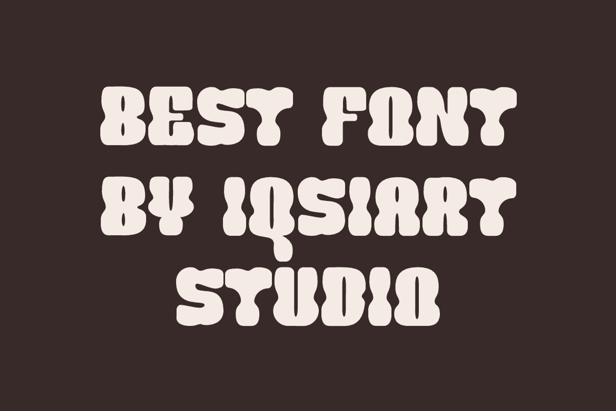 Vibes Bloze - Groovy Font, a Sans Serif Font by Iqsiart Studio (Photo 10 of 10)