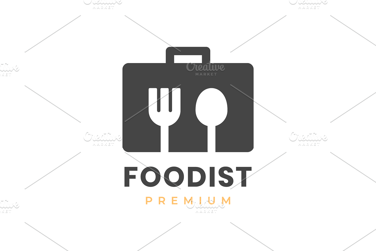 food traveler culinary concept logo, a Branding & Logo Template by devastd