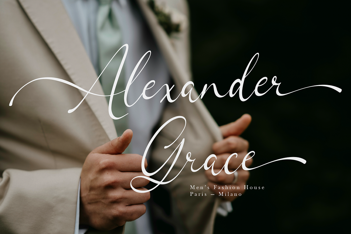 Woncherlly Elegant Calligraphy, a Script Font by gracetype_studio (Photo 4 of 12)