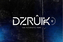 Dzruik Futuristic Logo Font