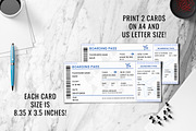 Editable Boarding Pass Ticket Design, a Templates & Theme by Snapybiz (Thumbnail 8 of 10)