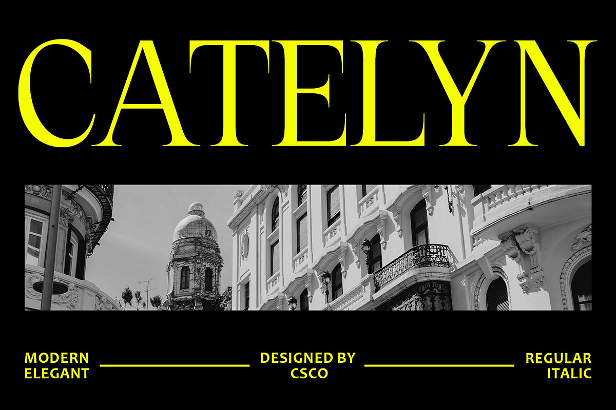 Catelyn – Elegant Font, a Serif Font by Craft Supply Co. (Photo 1 of 8)