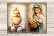Pastel Easter Junk Journal Paper, a Seasonal Illustration by GlamArtZhanna (Thumbnail 5 of 9)