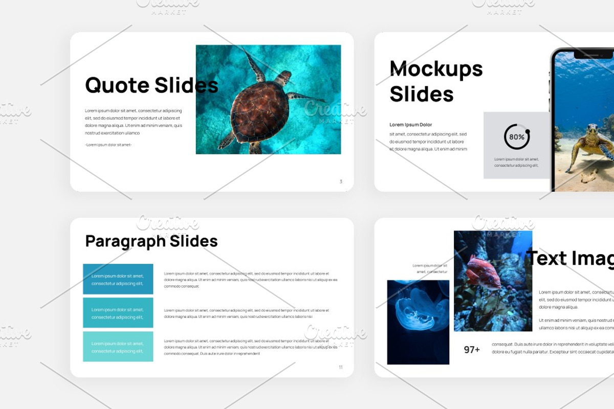 Ocean Scape Presentation, a Presentation Template by Interpitch (Photo 2 of 8)