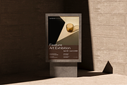 Minimal Exhibition Poster Template, a Poster Template by LePosey Studio (Thumbnail 2 of 9)