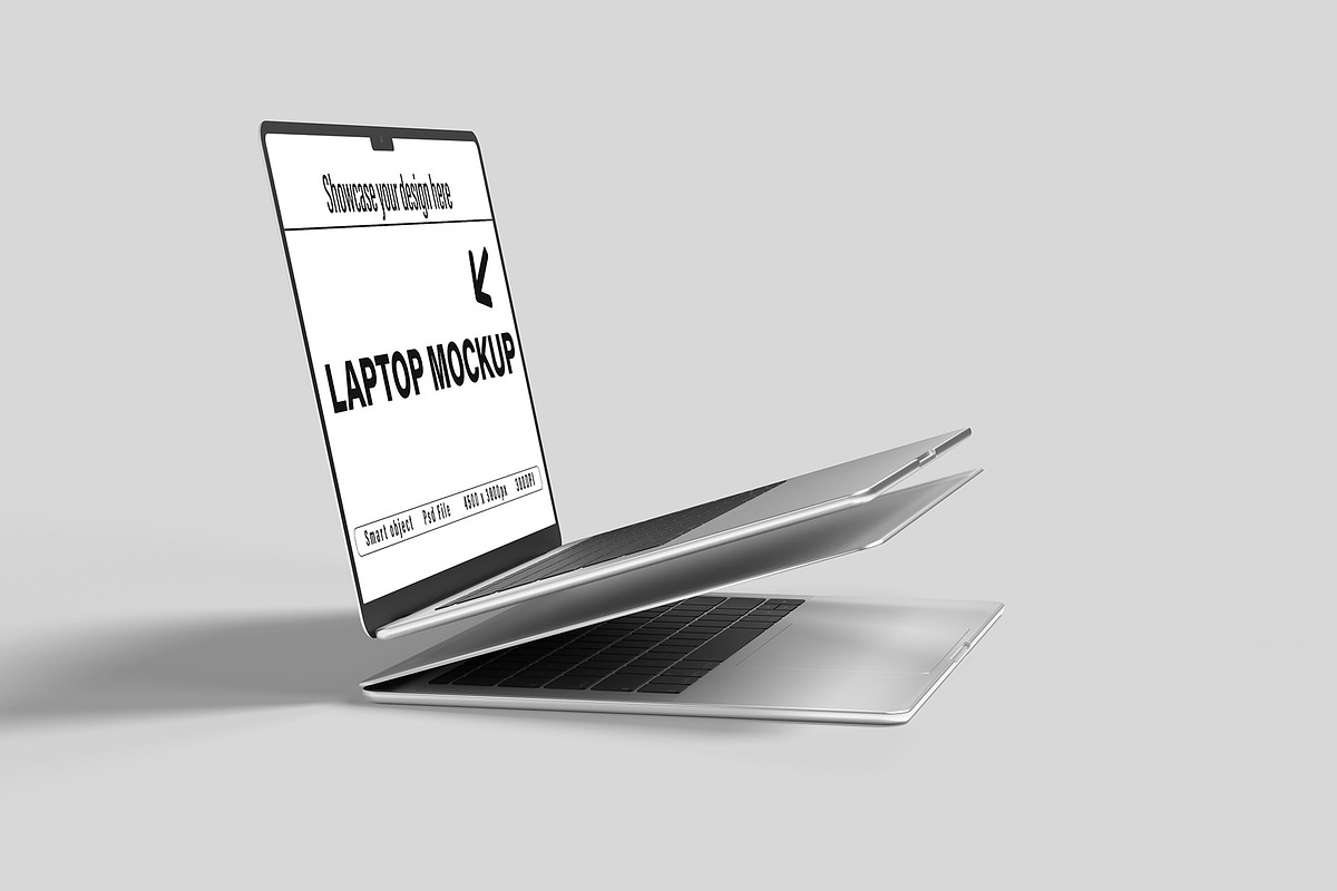 Isometric laptop mockup, a Mac Mockup by Graphicbars (Photo 19 of 20)