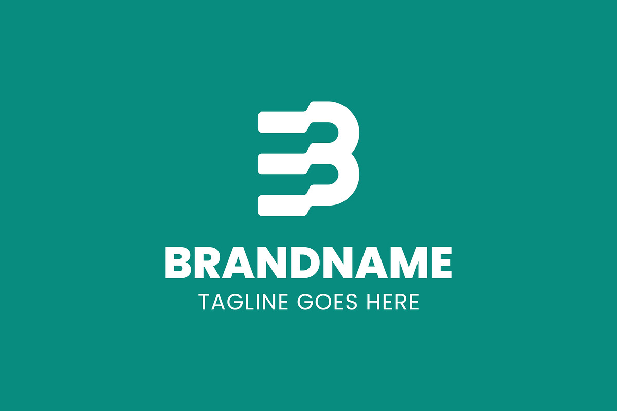 Letters EB Flag Logo, a Branding & Logo Template by Pray Art Design Studio (Photo 2 of 2)