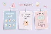 Sweet Kawaii Cake Set, an Animal Illustration by Irena Art (Thumbnail 2 of 7)