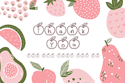 Apple Fruit Font Duo, a Font by Aisyah (Thumbnail 5 of 6)