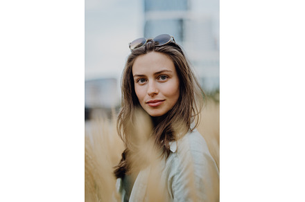 Portrait of happy young woman, a Person Photo by HalfPoint