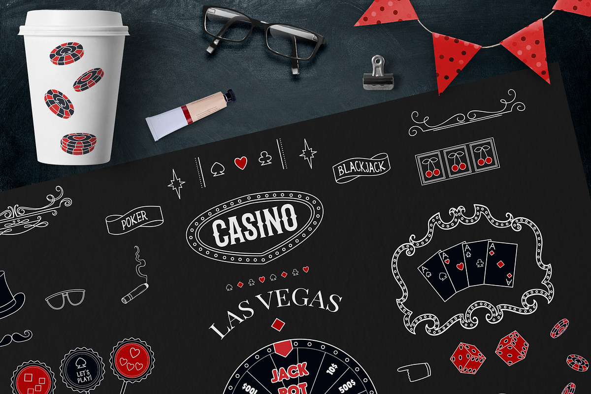 Casino party, a Decorative Illustration by kateja (Photo 8 of 11)
