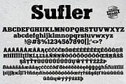 Sufler - 2 vintage fonts, a Slab Serif Font by Leitmotif (Thumbnail 7 of 7)
