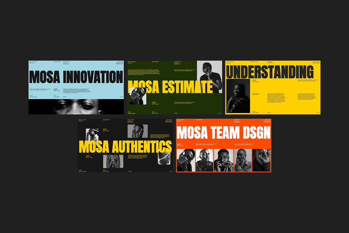 MOSA - Brand Design Google Slides, a Presentation Template by Creatorism (Photo 7 of 10)