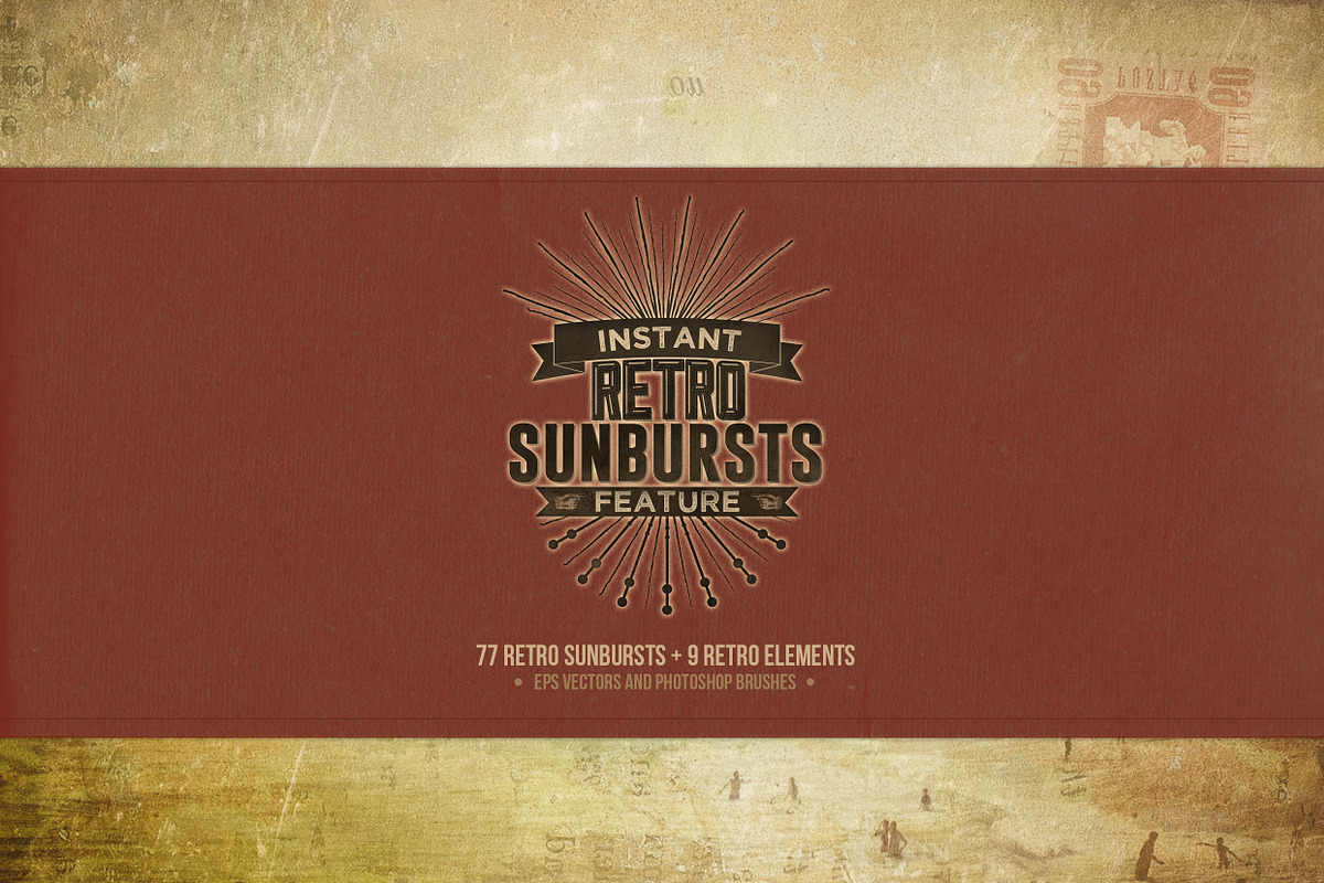 Instant featured - 77Retro Sunbursts