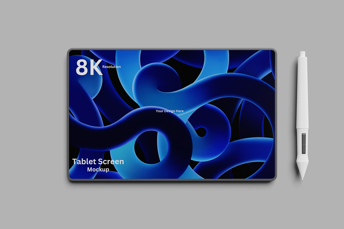 Tablet Screen Mockup, an iPad Mockup by Twins_studio926 (Photo 2 of 5)