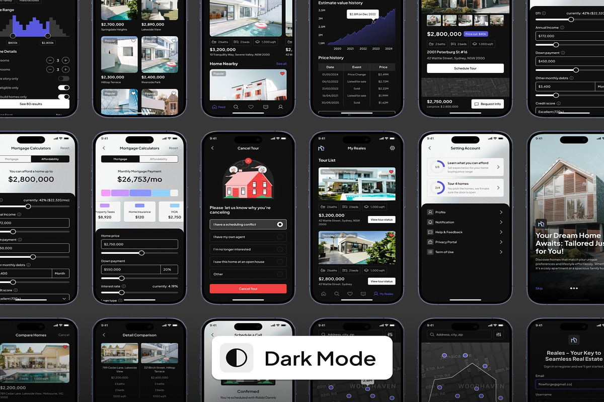 Real Estate App UI Kit preview 4
