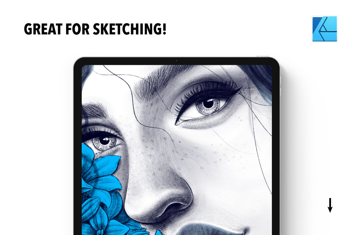 25 Graphite Affinity Brushes, a Brush Add-On by Riveros Illustration (Photo 3 of 10)