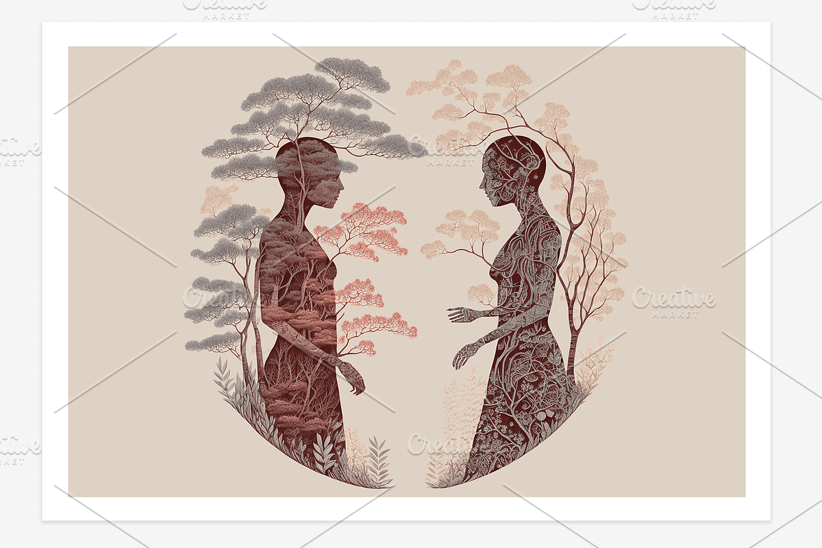 Cohu Collection · The Cosmic Human, a Decorative Illustration by milatovar (Photo 6 of 13)