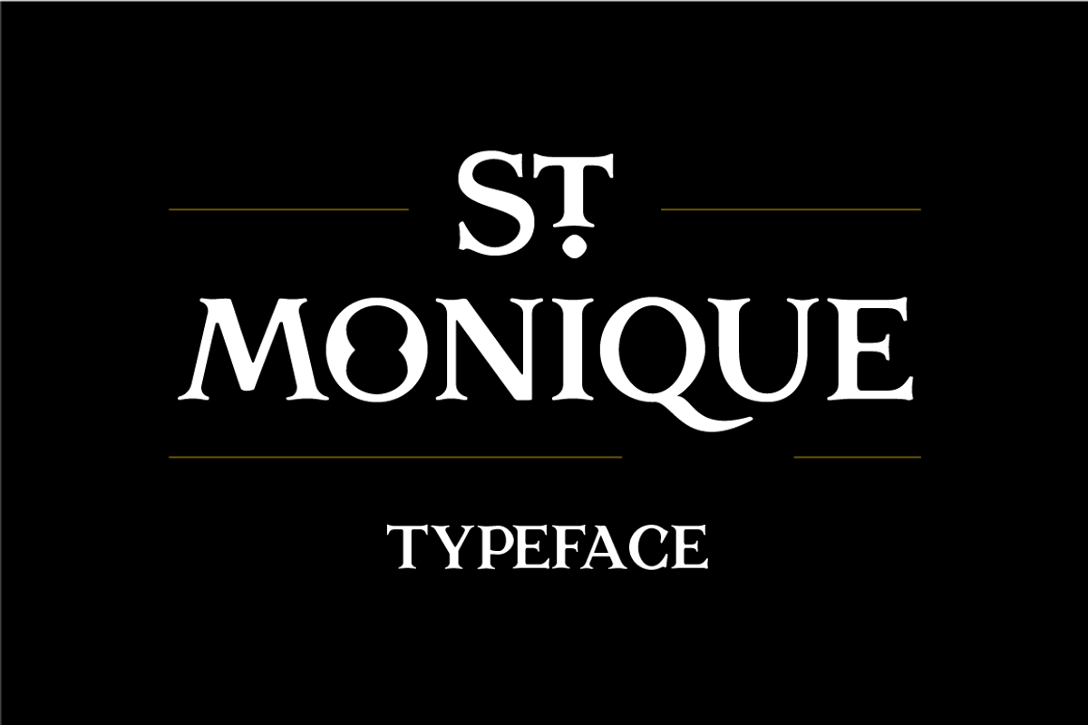 St. Monique Typeface