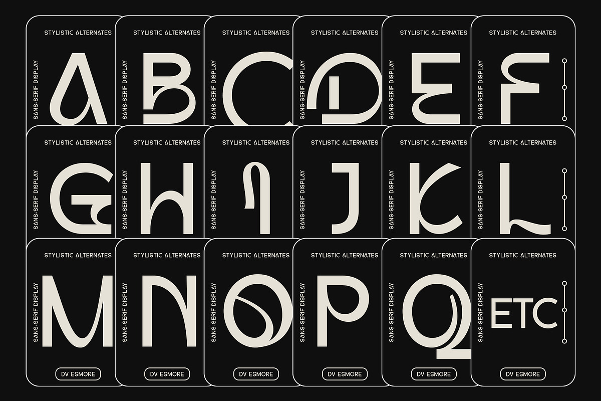 DV Emore, a Sans Serif Font by Damelev (Photo 2 of 13)