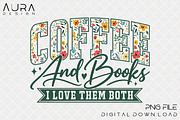 Coffee Books I Love Them Both – PNG, an Object Graphic by Aura Typeface (Thumbnail 1 of 6)
