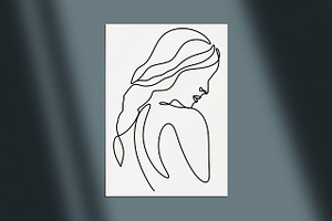 Woman Minimal Line Art Collection