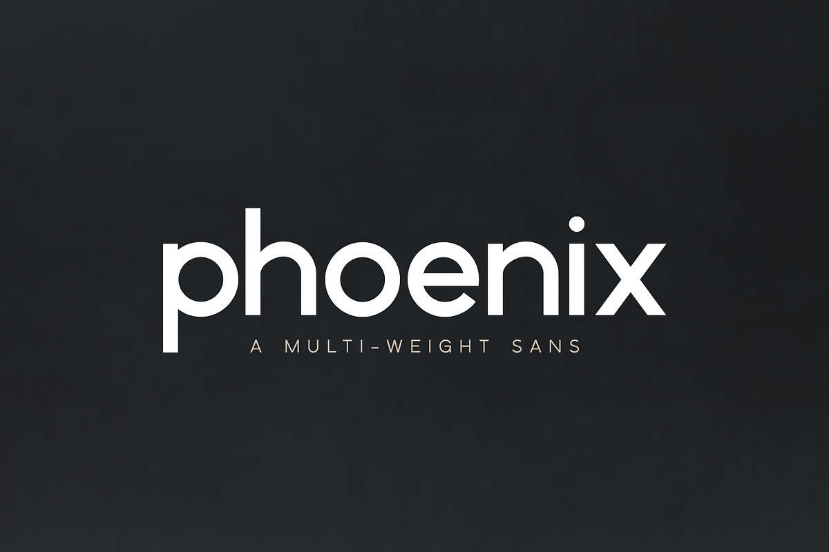 Phoenix | A Multi-Weight Sans