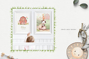 Farm Animals - Watercolor Clipart, an Animal Illustration by Gau Silva Studio (Thumbnail 7 of 8)