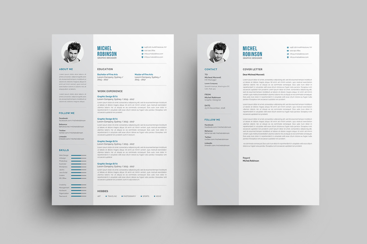 Resume/CV, a Resume Template by deviserpark (Photo 4 of 4)