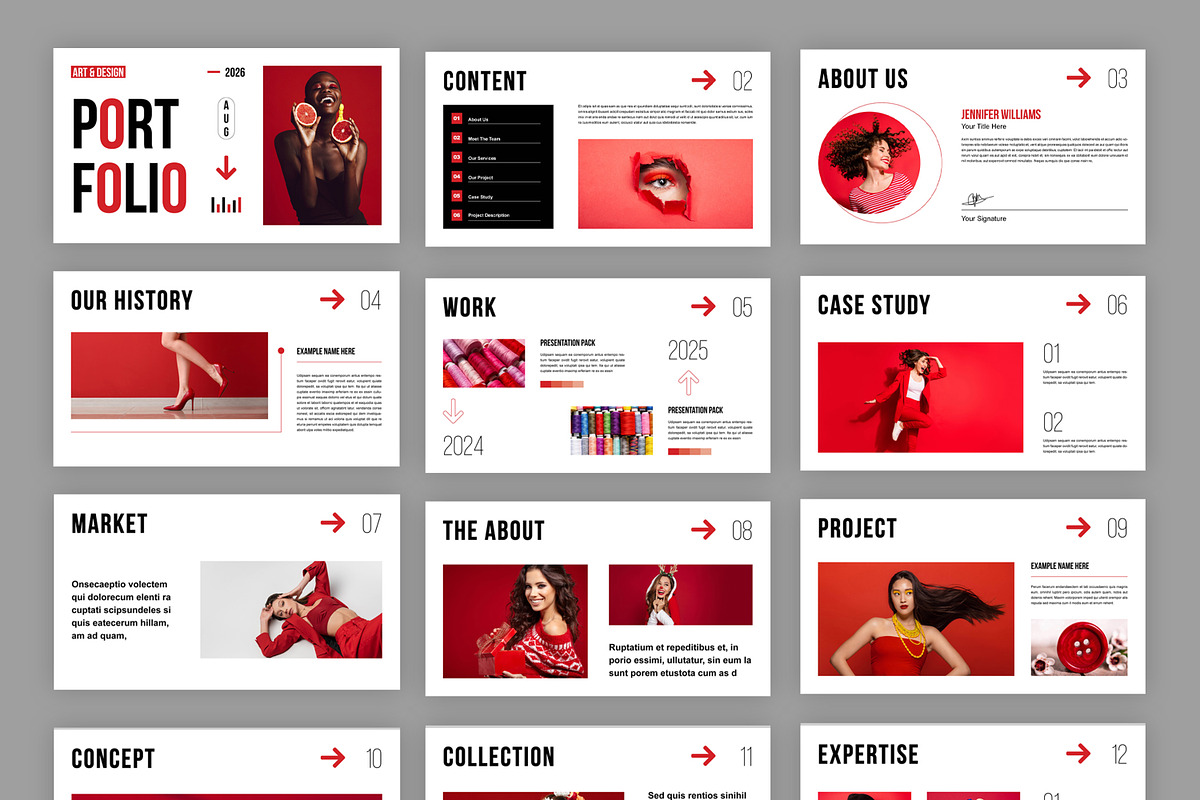 Brand Portfolio Presentation, a Presentation Template by MightyDesign (Photo 3 of 7)